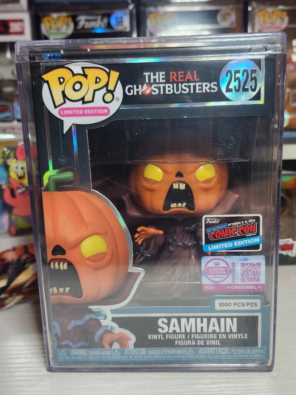 Funko Pop! Samhain The Real Ghostbusters NYCC CON STICKER 2026 Exclusive LE 1000